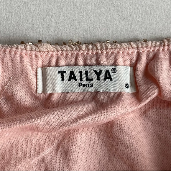 Rose Gold Sequin Mini Skirt - Picture 3 of 8